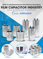 Condensateur double CBB65 10/5-90/5µF 370V/440VAC pour compresseur de climatiseur, fabricant de condensateurs HVAC certifié UL