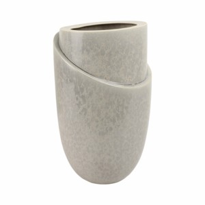 Grande Vaso Ovale in Ceramica con Bordo Stratificato per Soggiorno e Arredamento Casa, Vaso per Fiori per Camera da Letto, Vanità e Cucina - Product Image 3