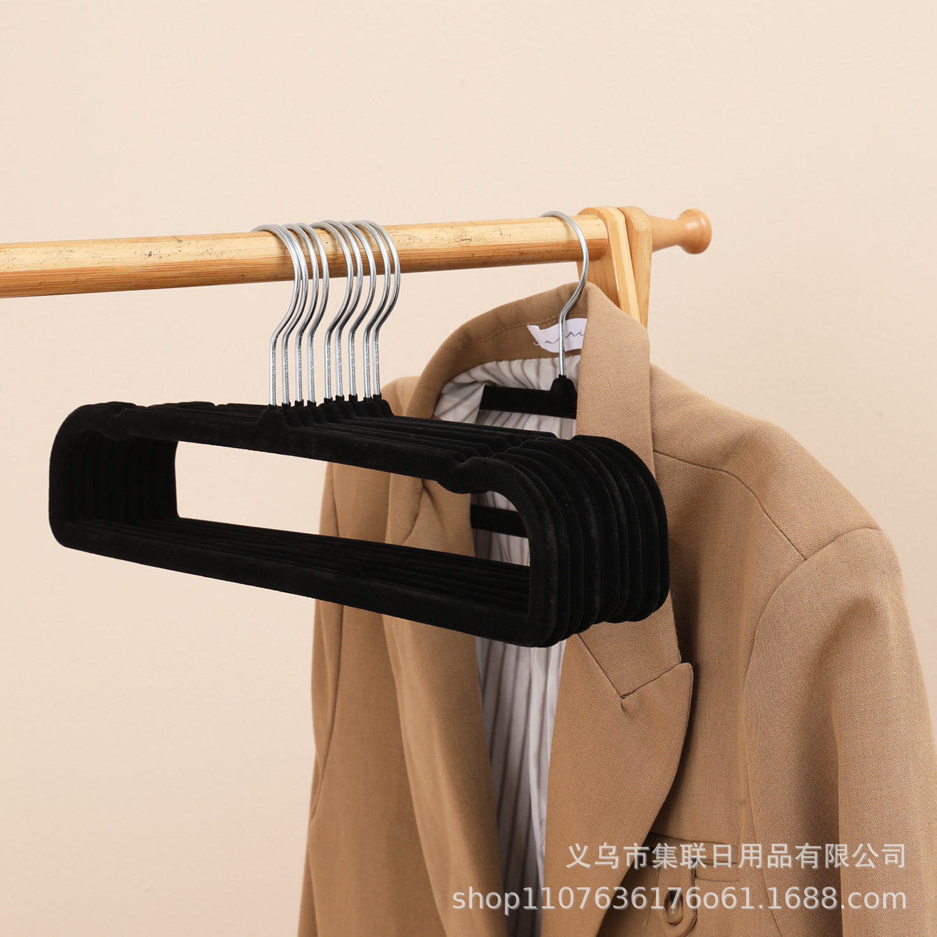 Black trouser hangers
