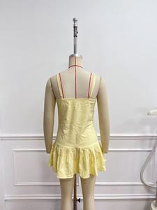 Robe d'été 2026 à col halter, jupe courte à volants audacieuse et sexy - Product Image 4