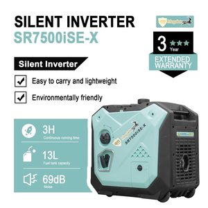Générateur d'essence silencieux 6KW/6000w, générateur électrique portable pour la maison et l'extérieur, contactez-<span class=keywords><strong>moi</strong></span> pour le meilleur <span class=keywords><strong>prix</strong></span> - Product Image 5