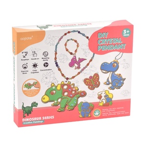 Set di Catcher da <span class=keywords><strong>sole</strong></span> per bambini dipinti di cristallo con perline collana arte portachiavi in plastica giocattoli da disegno per 5 a 7 anni - Product Image 2