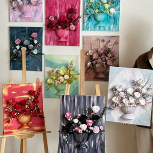 Rosa Eterna Hecha a Mano, Decoración de Pared 3D para el Hogar y el Dormitorio, Adorno de Flores Secas, Regalo de Alta Gama para Amigos - Product Image 5