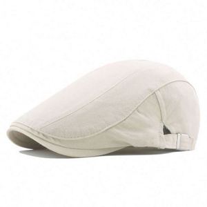 Casquette plate vintage réglable 100% coton décontractée unisexe printemps automne style Gatsby Ivy - Product Image 3