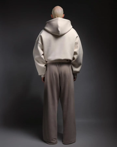 مخصص الوزن الثقيل البلوز المتضخم اقتصاص هوديي الرجال البلوز مقنعين عالية الجودة 400gsm فضفاض هوديي المصنعين - Product Image 6