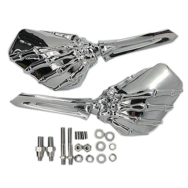 値下げ‼️クリアキンスケルトンハンド左右ミラー2022に購入 匿名配送