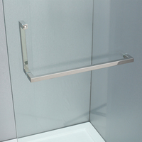 DOMO Cabine de douche sans cadre en acrylique de haute qualité avec garantie d'un an, design moderne, salle de bain haut de gamme