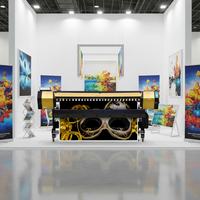 Factory 2.5 Meter Large Format Eco Solvent Inkjet Printer Digital Printing Machine for Outdoor Billboard Backlit Film Canvas