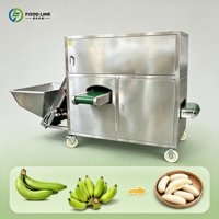 Automatische hogesnelheids industriële groene plantain/bananen schilmachine, machine voor het schillen van volwassen bananen