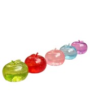 Jouet anti-stress en forme de pomme souple et translucide, cadeau de Noël pour enfants et adultes, vente en gros