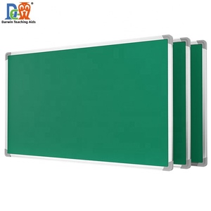 <span class=keywords><strong>Pizarra</strong></span> Verde para <span class=keywords><strong>Aula</strong></span>, Montada en la Pared, Magnética, con Marco de Aluminio - Product Image 1