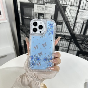 Étui de téléphone portable <span class=keywords><strong>incassable</strong></span> avec impression époxy scintillante et diamants, design magnifique, pour SPARK 50 4G - Product Image 4