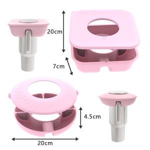 2024 Hot Bán Snack Bát Stanley cup hộp thực phẩm 4 ngăn tái sử dụng Snack Vòng Silicone 40Oz Stanley cup phụ kiện Snack khay - Product Image 5