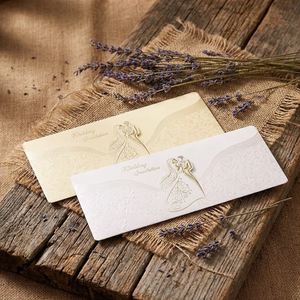Tarjeta de Boda Personalizada con Impresión, Elegante Invitación en Blanco para Matrimonios y Eventos, Invitación de Alta Calidad al por Mayor - Product Image 6