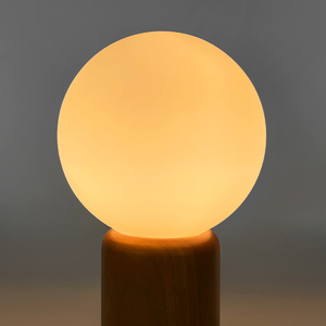 Nhà Máy Giá Tốt Bảng Đêm Đèn Phòng Đèn Cá Tính Nghệ Thuật Bắc Âu Nhà Hàng Đèn Gỗ Cơ Sở Và Thủy Tinh Bóng Ánh Sáng - Product Image 4