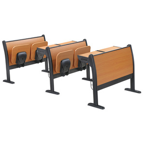 Escritorios y Sillas Escolares Masao, Hilera de Sillas con Estructura Metálica y Madera Sólida, para Estudiantes de Primaria y Secundaria - Product Image 1
