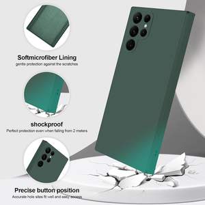 Pour Samsung pour Galaxy S24/S23 étui en silicone souple Ultra protecteur housse antichoc avec doublure en micro fibre étui mobile coloré - Product Image 3