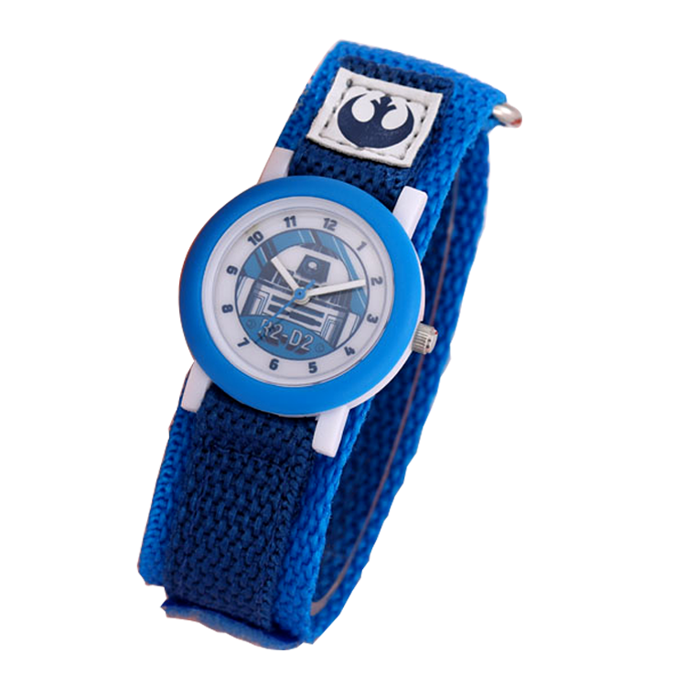 Cinturino blu + cassa in plastica