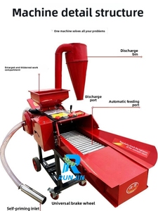 Broyeur de fourrage automatique multifonctionnel pour herbe, ensileuse, déchiqueteuse et broyeur de maïs - Product Image 6