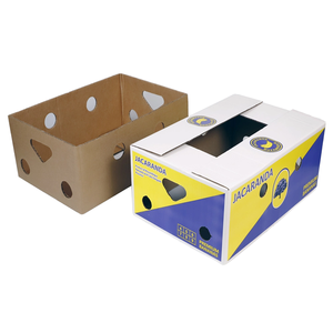 Agriculture Corrugated Board Corn <b>Box</b> Flexo Digital Printing Recyclable Eco Friendly Fresh <b>Sweet</b> Corn Shipping Carton Wholesale - Product Image 1