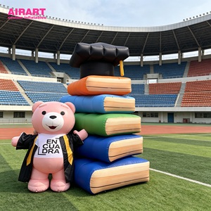 Set de Graduación Inflable Personalizado con Oso, <span class=keywords><strong>Libros</strong></span> y Birrete para Ceremonia de Graduación - Product Image 4