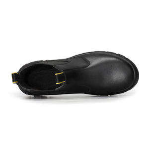 Stivali da Lavoro in Pelle Jessubond per Uomo con Punta in Acciaio Impermeabile Morbidi e Antiscivolo Primavera Estate - Product Image 5