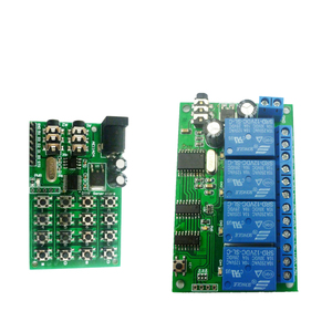 Ad22b04 4CH <span class=keywords><strong>MT8870</strong></span> <span class=keywords><strong>DTMF</strong></span> tín hiệu tone giọng nói Bộ giải mã điện thoại điều khiển từ xa Relay switch Module 12V DC cho LED động cơ nhà thông minh PLC - Product Image 3