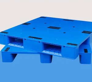 Palette en plastique robuste de qualité alimentaire hygiénique antidérapante plate 1100 x 1000 mm pour l'expédition - Product Image 4