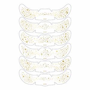Tatouages éphémères argentés dorés effet taches de rousseur, étoiles et papillons scintillants, autocollants imperméables - Product Image 3