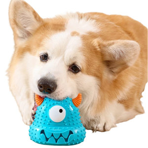 Bestseller Giocattoli Ecologici per Cani a Forma di Mostro con Suono - Durevoli in TPR per la Pulizia dei Denti, Facili da Pulire, Divertenti e per Uso Quotidiano, Adatti a Tutte le Taglie - Product Image 1