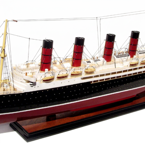 เรือจำลอง RMS LUSITANIA OCEAN LINER ทำจากไม้ บริษัท GIA NHIEN CO. LTD รุ่น CS0033P ผลิตในเวียดนาม - Product Image 1