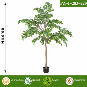 RUOPEI Arbre artificiel Pothos à feuilles en cœur, Ficus ignifuge, écologique, résistant aux UV, sans odeur, verdure pour intérieur, maison, bureau - Product Image 4
