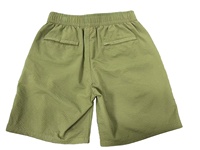 Herren Sportliche Taktische Shorts mit Reißverschluss, Gewebtes Material, Knitterfrei, Atmungsaktiv, Mittlere Taillenhöhe, Trendiges Grün, Outdoor-Shorts, Lässig, 100% Polyester