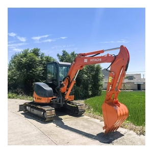 Mini-excavatrice Hitachi 50U d'occasion, 6 tonnes, sur chenilles, 0-2000 heures de fonctionnement, pour travaux agricoles et de construction - Product Image 1