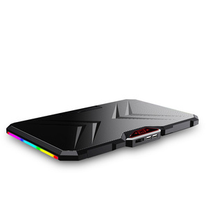 Lớn RGB thở ánh sáng má<span class=keywords><strong>y</strong></span> tính xách tay làm mát cơ sở khung nhựa bền làm mát bằng không khí má<span class=keywords><strong>y</strong></span> tính Tản Nhiệt Má<span class=keywords><strong>y</strong></span> Tính Xách Tay làm mát miếng đệm - Product Image 5