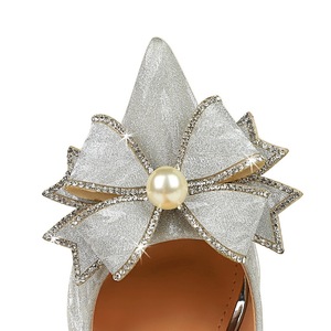 1829-H15 BIGTREE Banquet style européen et américain, talons fins, bouche super haute et peu profonde, <span class=keywords><strong>rhin</strong></span> perlé pointu - Product Image 6