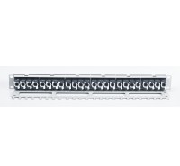 Panneau de raccordement français 19 pouces UTP cat.5e cat6 cat.6a 24 ports pour type legrand