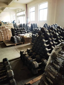 ONESTARSPORTS Usine Moins cher Moins cher Prix chaud pour la vente <span class=keywords><strong>en</strong></span> gros d'haltères hexagonaux <span class=keywords><strong>en</strong></span> caoutchouc noir KG et <span class=keywords><strong>LB</strong></span> sont OK - Product Image 6