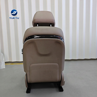 Siège de conducteur en cuir avec réglage électrique 4 directions, surpiqûres en losange, marron, siège avant pour BMW Série 3, Série 5, VW Golf