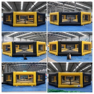 Jeu gonflable commercial Wipeout à pédale avec bras rotatif interactif pour adultes, idéal pour les fêtes et <span class=keywords><strong>la</strong></span> location d'événements - Product Image 6