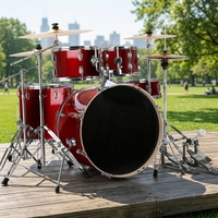 Batterie de percussions jazz professionnelle pour débutants, modèle 2026, la plus vendue