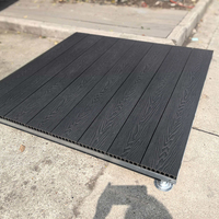Système de terrasse surélevée très demandé, cadre robuste, résistant aux intempéries, terrasse modulaire préfabriquée en WPC pour terrasse