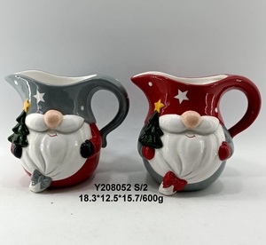 <span class=keywords><strong>Pichet</strong></span> de père noël en céramique pour décoration de Noël - Product Image 1