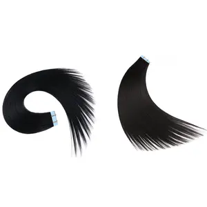 Best quality #1B Natural black 50g 20pcs invisible tape hair extensions for sale in uk