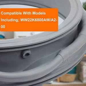 Sello de puerta de lavadora, para piezas de lavadora, Sam-sung WW22K6800AW/bota de fuelle de puerta de 1/2/1/2/2, 1/2/2/2/2 - Product Image 4