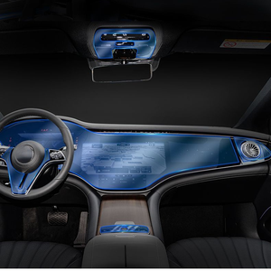 Para Mercedes Benz EQS EQE AMG 2021-2023, accesorios de Interior de coche, consola central, PPF, película protectora de TPU - Product Image 1