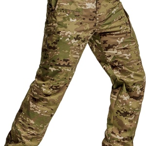 Men's Casual Canvas Mid Waist Water Resistant Cargo <b>Pants</b> Lightweight <b>Work</b> Hiking <b>Pants</b> - Product Image 2