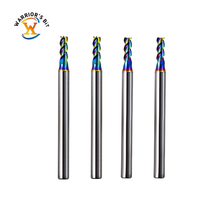 Outils de fraise CNC Warrior's Bit fraise en bout enduite à 3 lames avec diamètre de tige de 4mm personnalisable OEM/ODM pour l'aluminium