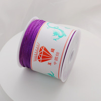 Cordón Trenzado de Nailon Multicolor para Hacer Joyería, Pulseras, Collares, Macramé, Manualidades