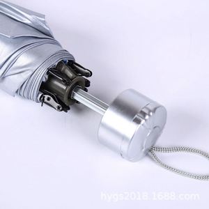 Paraguas Plegable de 3 Secciones, 21 Pulgadas, 8 Varillas, Protección Anti-UV, Precio Más Bajo, Compacto, Mini, Tamaño Súper Pequeño, Personalizado con Logotipo - Product Image 4